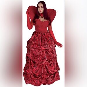 Disney Descendants Rise of Red Queen of Hearts Costume Size Women's Small 2-4